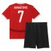 Maillot de foot L'Autriche Marko Arnautovic #7 Domicile vêtements enfant Europe 2024 Manches Courtes (+ pantalon court)